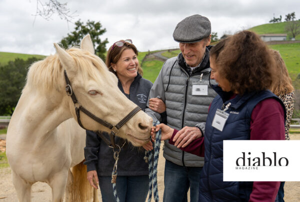 Diablo Magazine featured Connected Horse in at article titled "Horses as Healers"