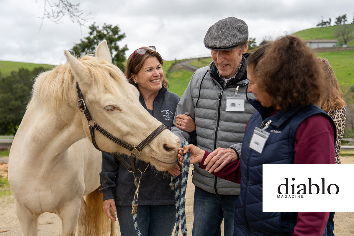 Diablo Magazine featured Connected Horse in at article titled "Horses as Healers"
