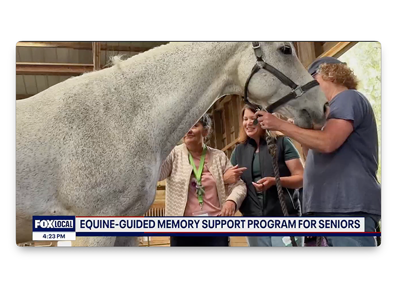 KTVU features work of Connected Horse and CEI