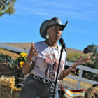 Carla Preyer sharing her story with the guests of Lassos With Love